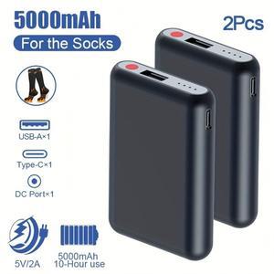 5000mAh 모바일 파워 미니 소형 휴대용 배터리 팩 발열 양말 조끼 스카프 장갑 벨트 온열 패치용 USB DC 출