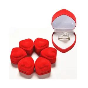 하트 반지상자 하트 반지상자 반지케이스 쥬얼리 벨벳 돌 선물 판촉