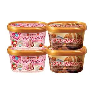 구구크러스터 스트로베리 크림치즈x2+구구크러스트홈x2