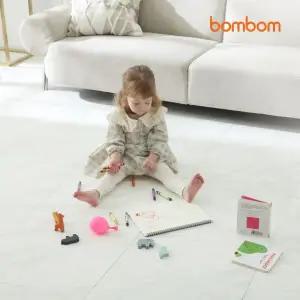 봄이네집 층간소음매트 셀프 시공 아기 유아 거실 놀이방 퍼즐매트 실리터치라이트 베이지