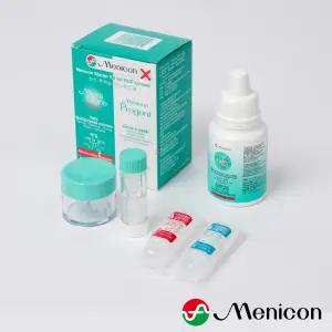 메니콘 하드렌즈 스타터킷 - 다목적용액 50mL+단백질제거제 프로젠트 1쌍 (케이스포함)