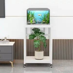 어항테이블 받침대 이동식 트롤리 선반 프레임 잔디 금속 베이스 수조
