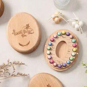 베베테라 유치 보관함 이빨요정 투스페어리 첫니 유치보관 이름각인 원목 탯줄보관함