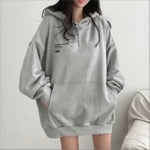 여성 오버핏 베이직 후드티 레터링 데일리 티셔츠 2색