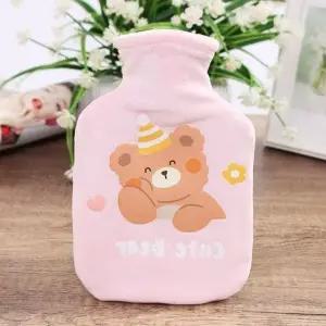 물주머니 헬로 베어 보온 핫 찜질팩 200ml 핑크 핫팩 (KYR-WFB927A)