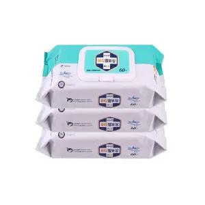 닥터큐 빅엠보싱 물티슈 60매 x 10개