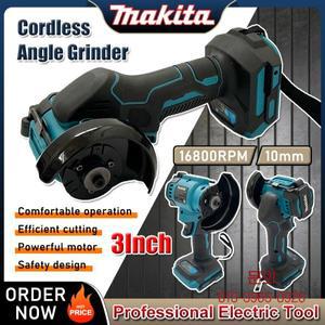 마키타 무선 앵글 그라인더 3인치 앵글 그라인더 무선 3인치 전기 절단 공구 원형 톱 전동 공구