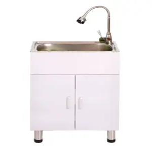 사무실 씽크대 하부장 소형 주방 개수대 미니 보조 사무실싱크대 빨래 일체형