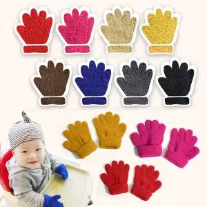 유아 아동 어린이 손가락장갑 겨울 방한 털 KC인증 답례품 어린이집선물 개별포장 M사이즈