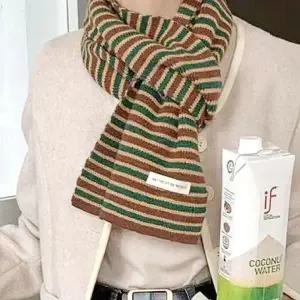 여자 스트라이프 머플러 겨울 패션 목도리