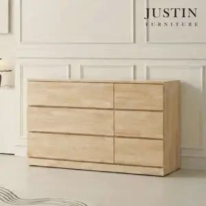 [저스틴퍼니처]포레노 러버우드 원목 3단 서랍장(1200)