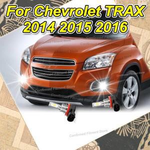 2개 세트 자동차 LED 전면 안개등 쉐보레 트랙스 2014 2016용