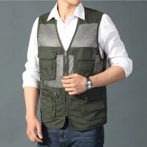 작업조끼 망사 시원한 남성 메쉬 낚시 조끼