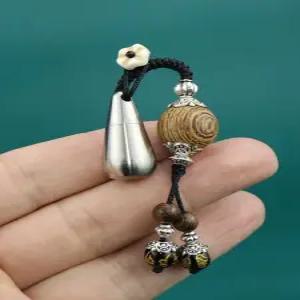 미니 티타늄 약통 방수 펜던트 휴대용