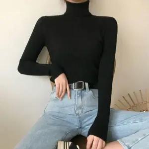 리브 여성 트렌디 목폴라 긴팔티 1P 슬림핏 티셔츠 겨울 이너