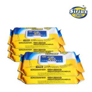 요고다 3중바닥 물걸레 400mm 와이드 살균 청소포 5팩