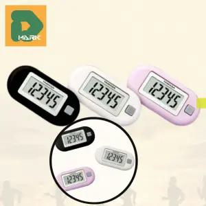 디지털만보기 걸음수 걷기 시간표시 카운터  운동량 칼로리 체크 운동 휴대용 스텝 만보 측정