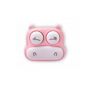 ARFUKA 휴대용 콘택트렌즈 클리너 지능적이고 귀여운 디자인의 딥 클리닝 머신 여행 친화적인 케어 솔루션 핑크