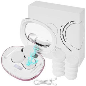 타이머 디스플레이, 빅 미러 및 USB 충전기, 장착용 소프트 렌즈, 컬러 콘택트 RGP 렌즈 OK 렌즈가 장착된 보드라실 MV7 클리너 머신(로지)