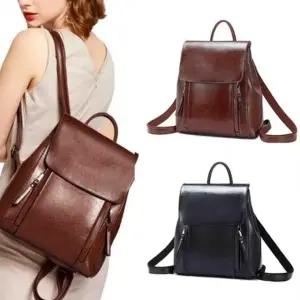 여자 고급 캐주얼 책가방 가죽 백팩 정장 20대 가방 미니 캐주얼 학생 책가방 여대생 여성 가벼운