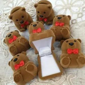 곰돌이 쥬얼리 케이스 돌반지 보관함 기념품 WECD2B8