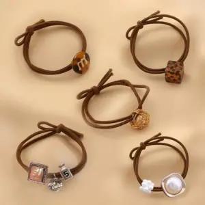 여성 헤어 머리끈 5종세트 URK-168