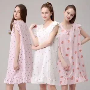 여성 민소매 잠옷 원피스 홈웨어