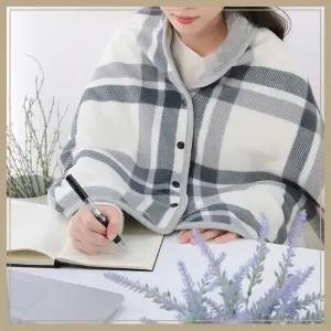 월드온 체크 겨울 사무실 숄 만능 무릎 학생 학교 차량용 블랭킷 선물