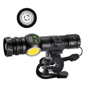 LED COB 자전거 줌 전조등 랜턴 안전등 자전거라이트 WEEA6DD