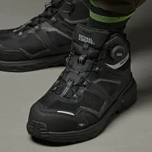 국내산 내셔널피피이 와이덴캡 발편한 볼넓은 다이얼 사계절 안전화 작업화 NP-602