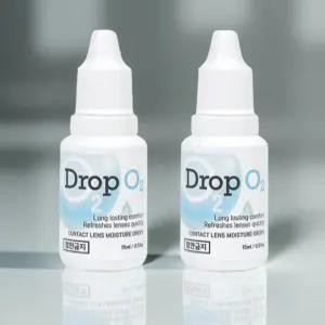 렌즈 습윤제 렌즈세척액 식염수 보존액 히알루론산 함유 15ml 1+1