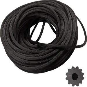 스크린 스플라인 - 0.145인치 100피트 롤 원형 리테이너 톱니 모양 도어 창문 메쉬 및 모기장 고정용 벌크