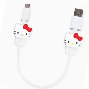 보조배터리 휴대폰충전 케이블 장식 젠더 캐릭터 고정 소품