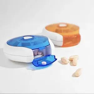 휴대용터치약통 휴대용 약케이스/일주일/소분/밀폐/비타민/영양제/요일별/소분통/미니/마그네슘/알약통