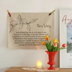 린넨 커튼 빈티지 레트로 인테리어 패브릭포스터 (KYR-WC84628)