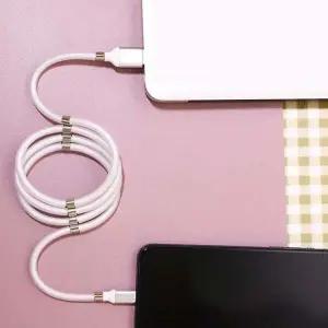 보조배터리 휴대폰충전 마그네틱 5핀 충전 케이블 4A 동 영상 차량 꼬임방지