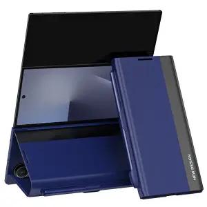 갤럭시 Z 트라이폴드 제트 지 터치펜 포함 펜슬롯 플립 가죽 핸드폰 케이스