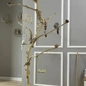 원목 자연가지 횃대 인테리어용 스탠드 대형