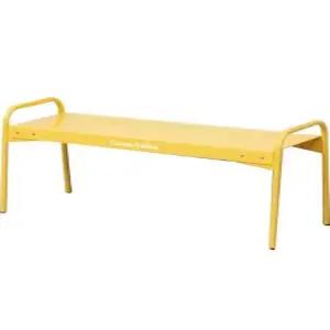 야외철제의자 휴식 루프탑 옥상 블랙 벤치 썬베드 스툴