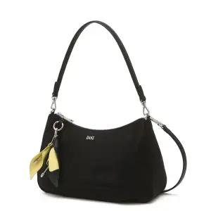 [닥스](센텀시티점)DCBA6E521BK [MISTY FLOWER] 블랙 플라워 참장식 나일론 숄더백 M