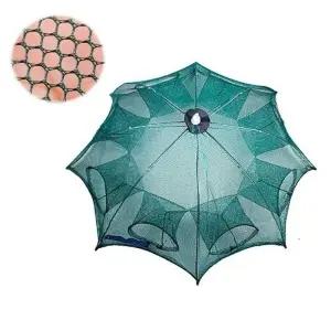 원터치 접이식 벌집망 투망 그물 통발 낚시망 물고기 잡이망