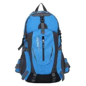 ( )남성 데일리 여행 베낭 35L 아웃도어 등산 블루 가방