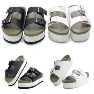 조절 가능한 발등 투버클 슬리퍼 5.5 키높이 슬리퍼 WF01E64