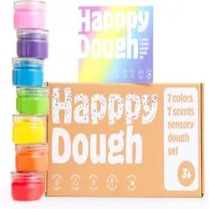 들을 위한 감각적인 반죽 모델링 무독성 3-8세 소년 및 소녀를 플레이 도우 생일 선물 홀리데이 장난감