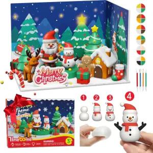 타임타임 에어 드라이 클레이 용 모델링 12박스 DIY 아트 크래프트 장난감 선물 남녀 3세용 키트 4 5 6 7 8