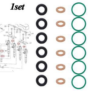인젝터 깍지 구리 개스킷 O링 도장 키트 볼보 호환 C30 S80 II V40 크로스 컨트리 해치백 밴 아우디 호환