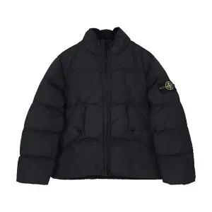 KIDS 25FW 블랙 로고 덕 다운 집업 자켓 164100005 S0A23 V0029(8A)