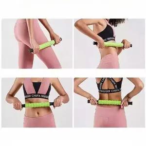 다리 종아리 근육 스트레칭 스틱형 롤러 마사지기