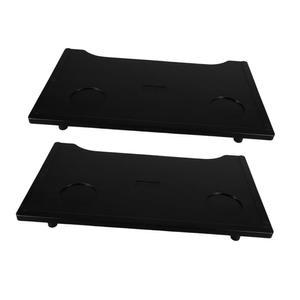 밍키시 2pcs 휠체어 액세서리 트레이 테이블 컵 홀더 노인용 랩 데스크 모빌리티 스쿠터 워커 청소하기 쉽습니다