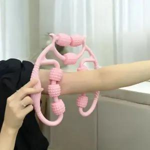 [콩심팥심]종아리 롤러 마사지기 핑크